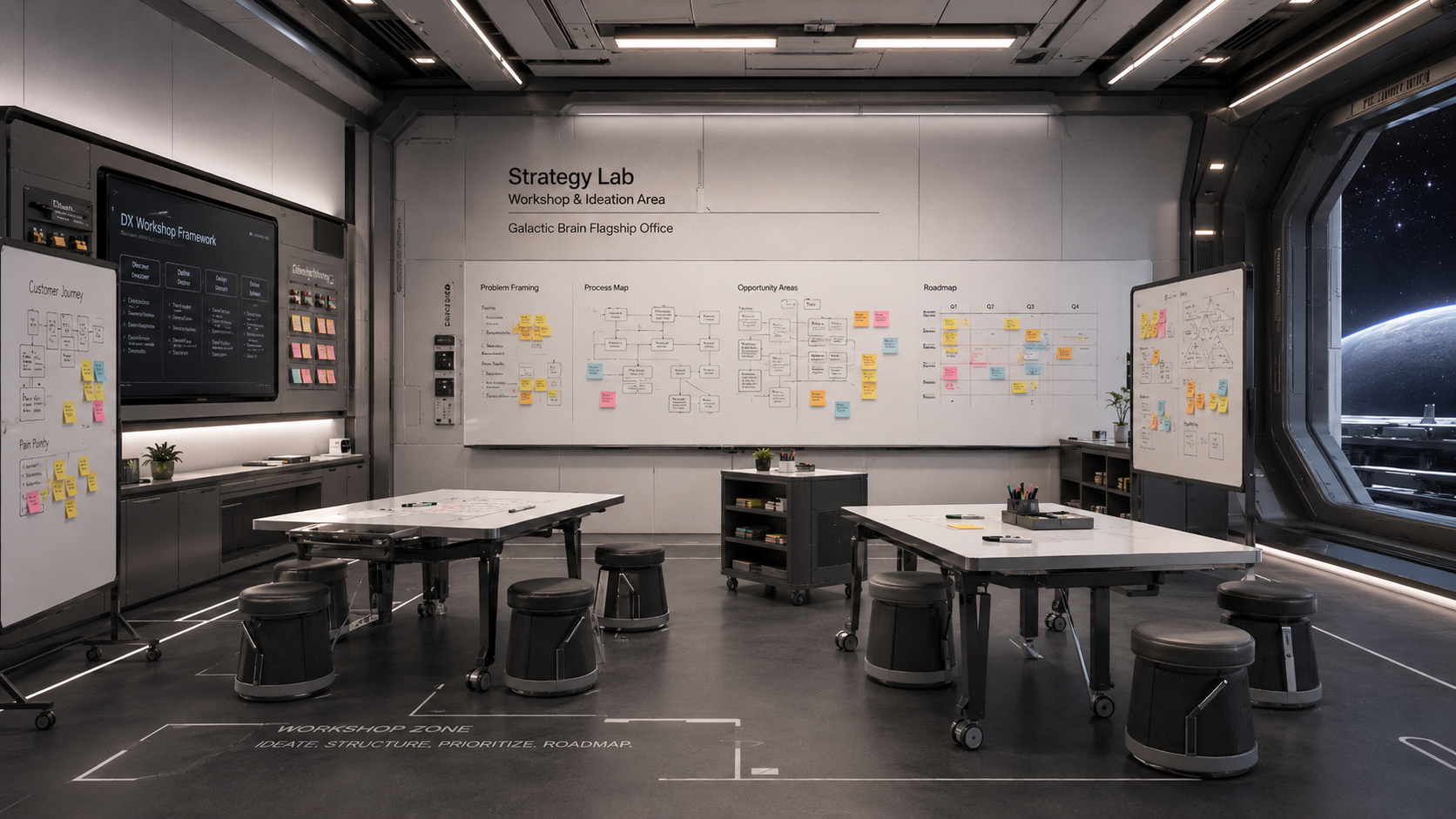 Galactic Brain バーチャルオフィス — Strategy Lab